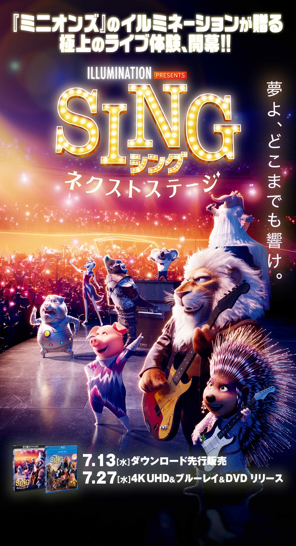 新品 SING シング ネクストステージ DVD シング2 海外アニメ 劇場版