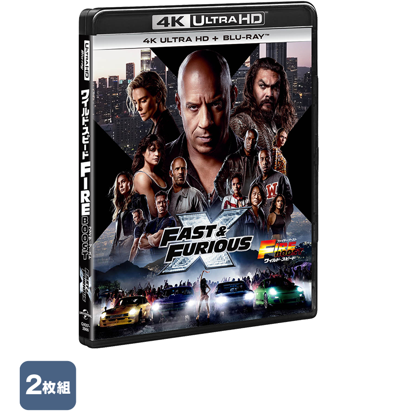 2枚組 4K Ultra HD＋ブルーレイ 7,260円（税抜6,600円） GNXF-2866